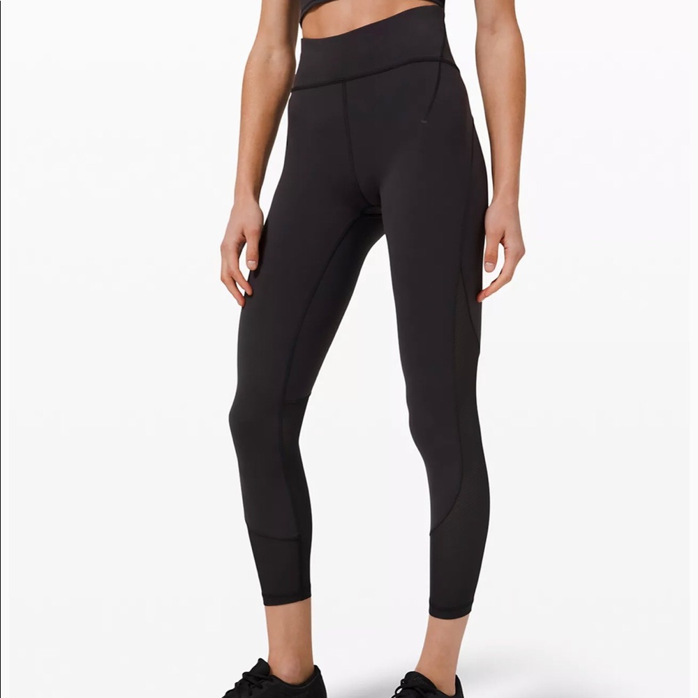 lululemon black high-rise tight